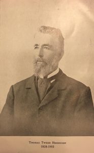 Thomas Tweed Higginson, of Welby, son of William Higginson and Jane Tweed of Emerald Hill, Hawkesbury, Ontario