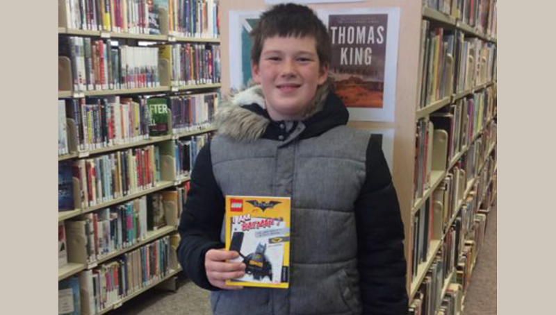 Winner of Champlain Library’s Scavenger Hunt!
