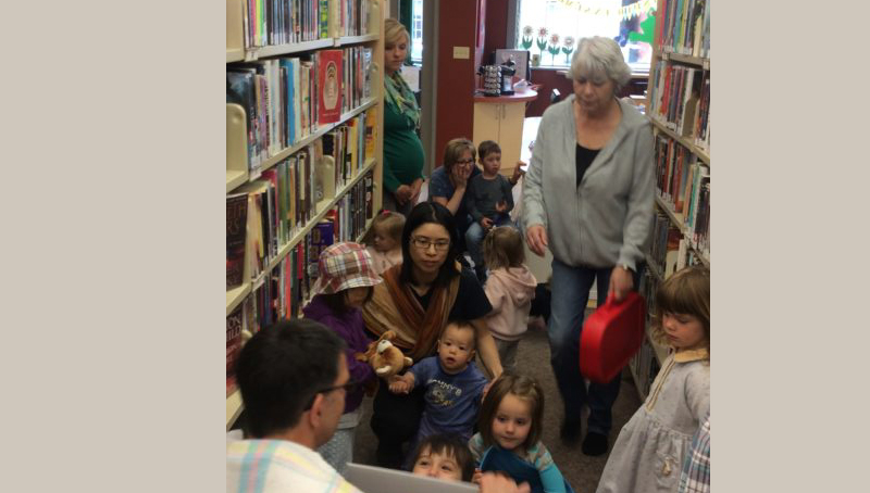 Literacy Walk at Champlain Library