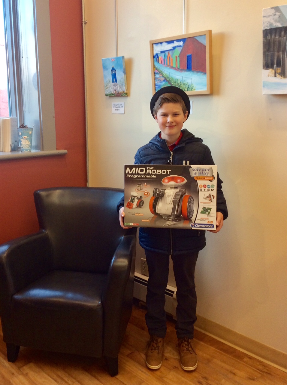 Winner of library contest for children